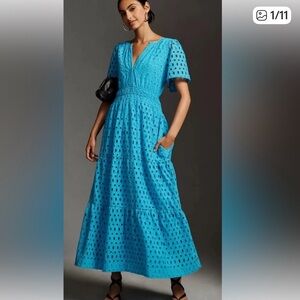 Anthropologie Somerset eyelet dress